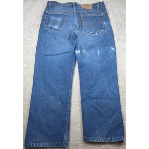 Vintage Levi's 515 Orange Tab Straight Leg Jeans Mens 34x30 Blue Denim Comfort